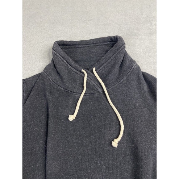 Nation LTD Sweatshirt XS Black Pullover Alexis Lace Up Sides Drawstring Top USA - Picture 5 of 12